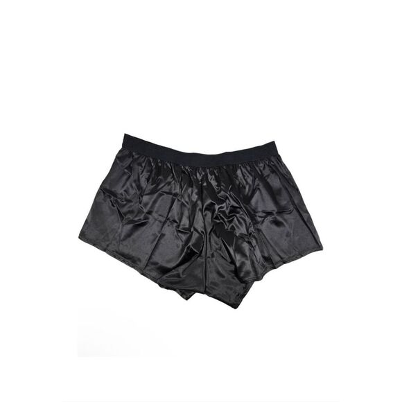 Frederick’s of Hollywood Ginny Black Satin 2 Piece Sleep Set XL - Picture 5 of 7